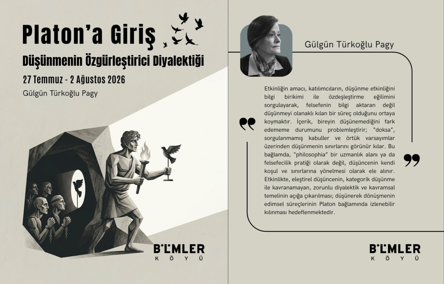 Gelecek Yaz / Platon’a Giriş : Düşünmenin Özgürleştirici Diyalektiği